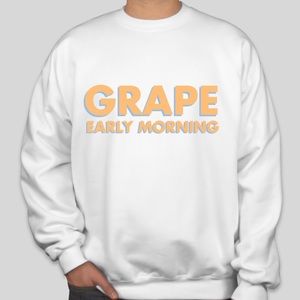Grape Vines “Early Morning” crew neck sweatshirt